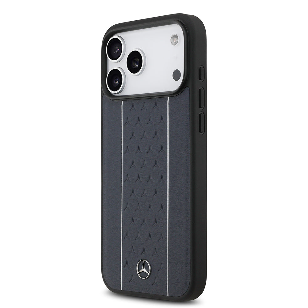 Mercedes Benz iPhone 17 Pro Max Orjinal Lisanslı M-safe Şarj Özellikli Şeritli Yıldız Desenli Metal Logolu Deri Kılıf Mercedes Benz iPhone 17 Pro Max Orjinal Lisanslı M-safe Şarj Özellikli Şeritli Yıldız Desenli Metal Logolu Deri Kılıf
